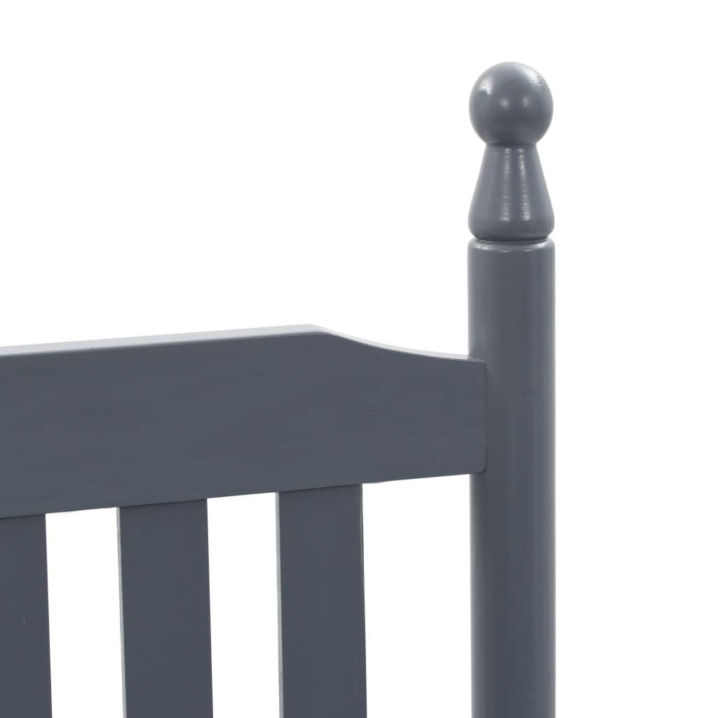 Rocking Chair Grey Poplar hardwood Standard Rocking Chair