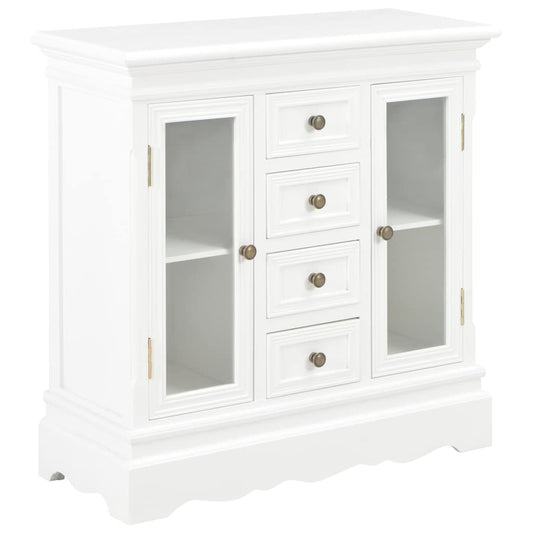 Sideboard | White | MDF and solid pine wood | 70x28x70 cm | Sideboard