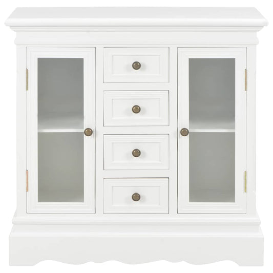 Sideboard | White | MDF and solid pine wood | 70x28x70 cm | Sideboard