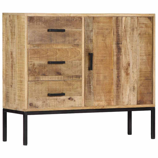 Sideboard | Mango Wood with Iron | Solid Mango Wood | Medium | Sideboard