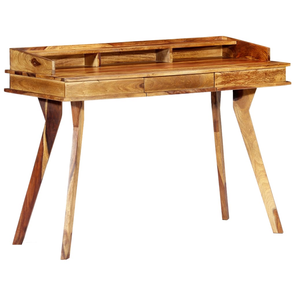 Writing Desk 45.3"x19.7"x33.5" Solid Acacia Wood