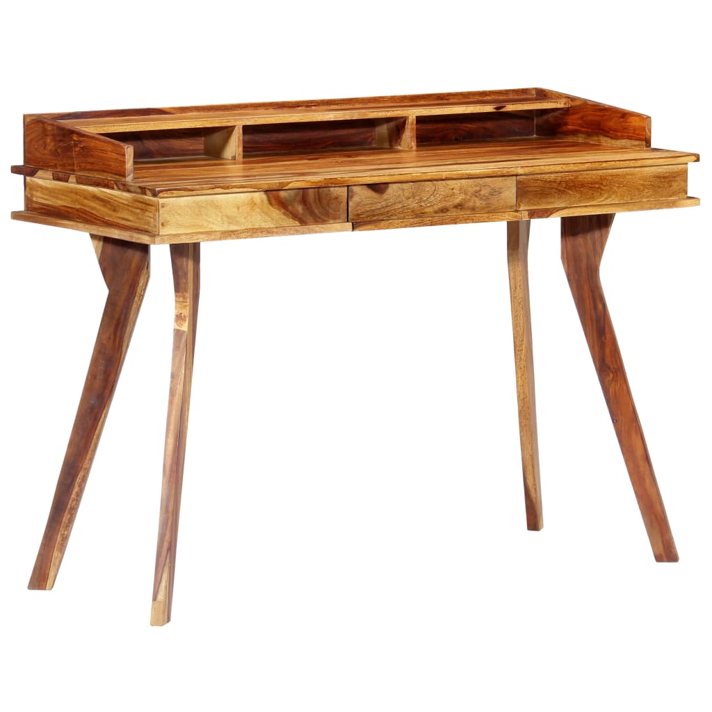 Writing Desk 45.3"x19.7"x33.5" Solid Acacia Wood