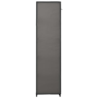 Folding Wardrobes 2 pcs Grey 110x45x175 cm Fabric