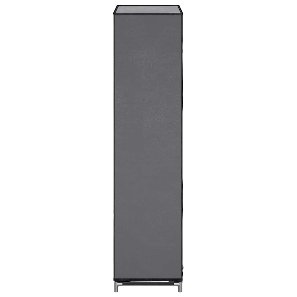 Shoe Cabinet with Cover Grey 58x28x106 cm Fabric