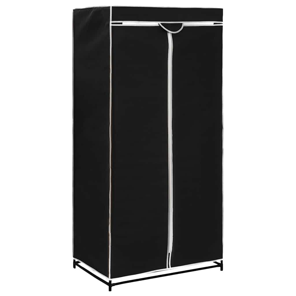 Wardrobe Black 75x50x160 cm
