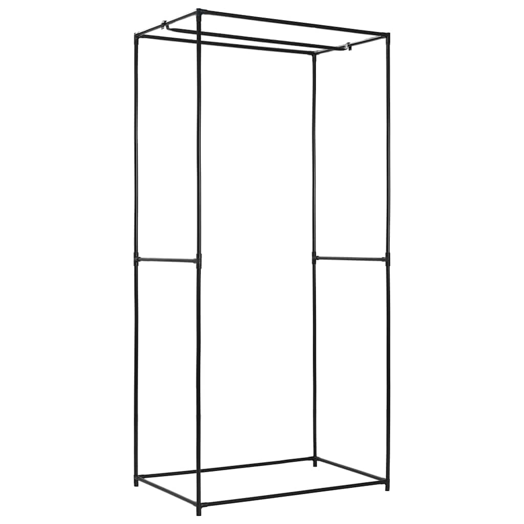 Wardrobe Black 75x50x160 cm