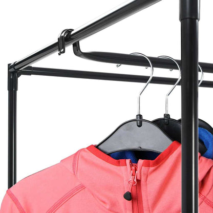 Wardrobes 2 pcs Black 75x50x160 cm