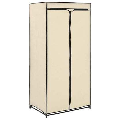 Wardrobes 2 pcs Cream 75x50x160 cm