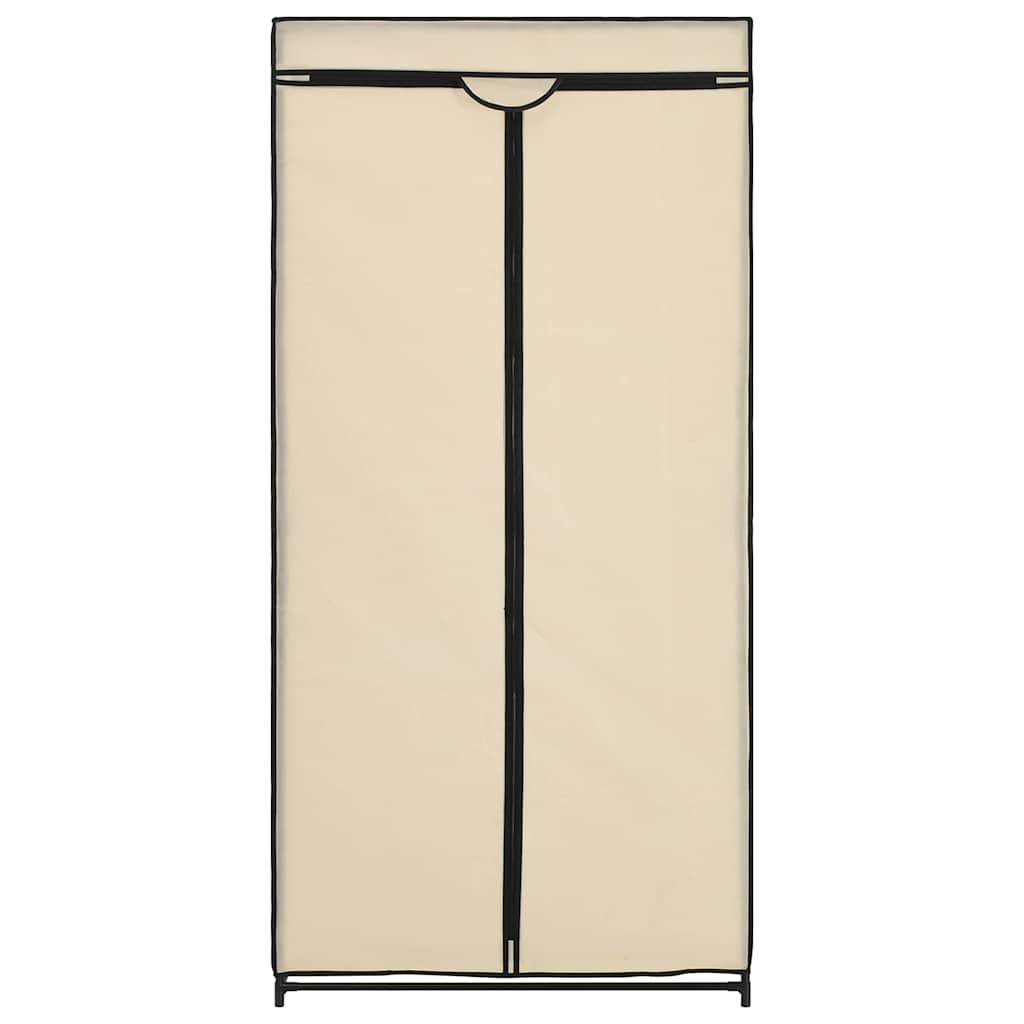 Wardrobes 2 pcs Cream 75x50x160 cm