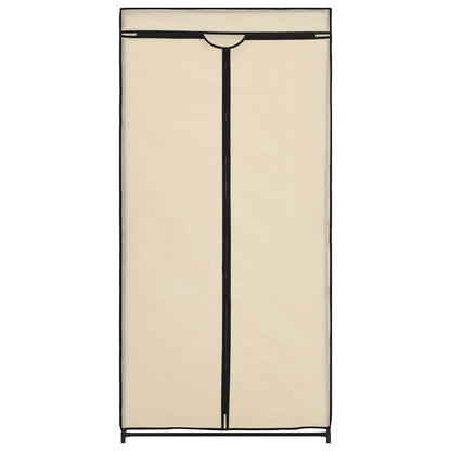 Wardrobes 2 pcs Cream 75x50x160 cm
