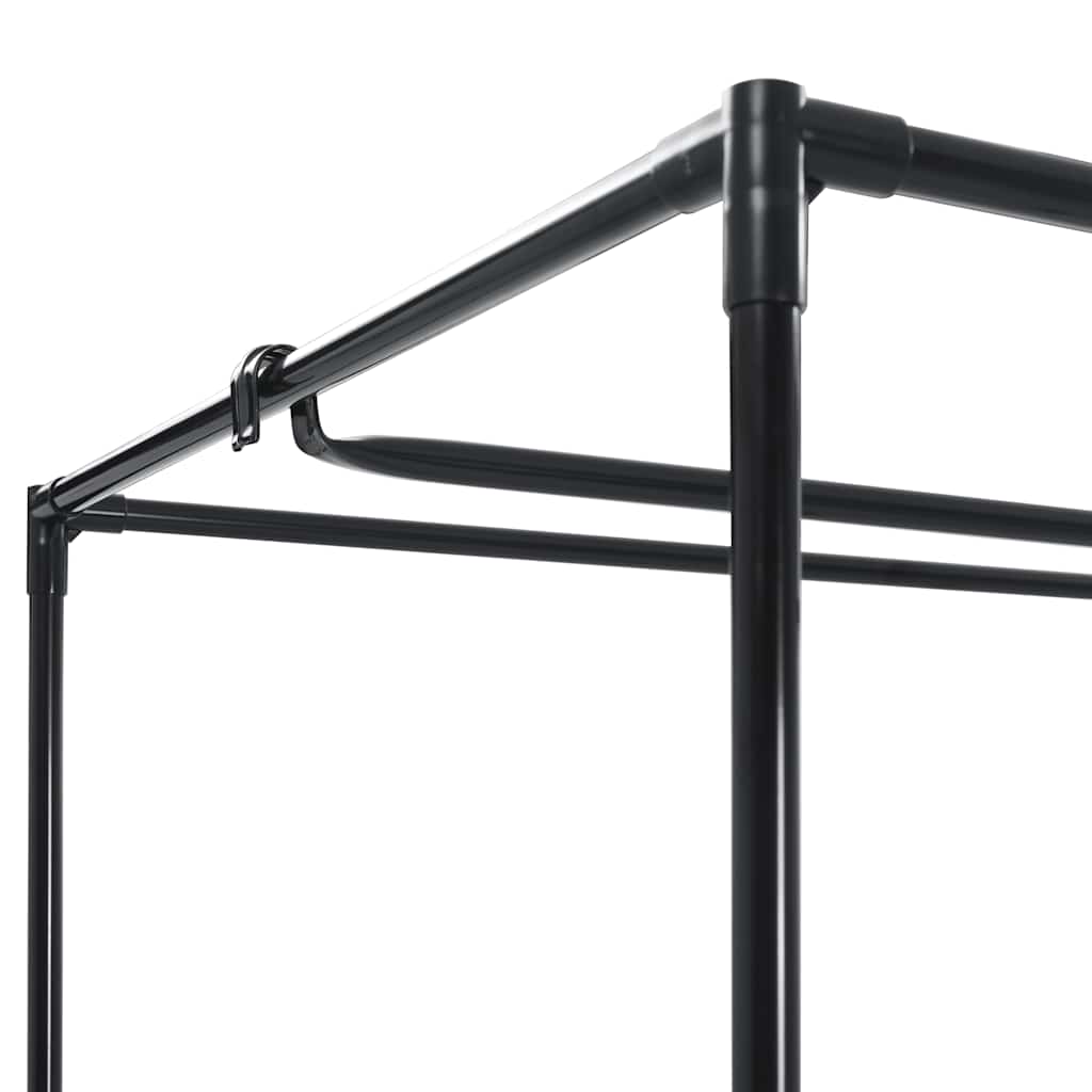 Wardrobes 2 pcs Grey 75x50x160 cm