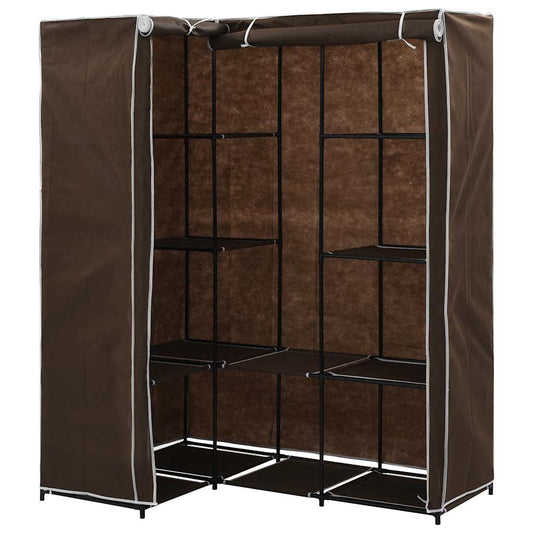 Wardrobe | Brown | Iron tube | 130 x 87 x 169 cm | Wardrobe | Rectangular