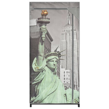 Wardrobe New York 75x45x160 cm Fabric