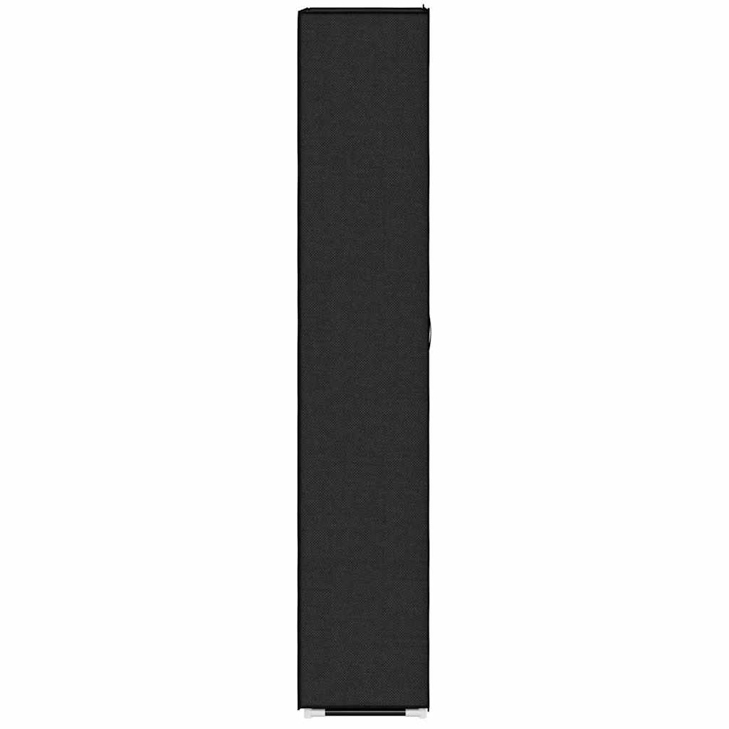 Shoe Cabinet Black 60x30x166 cm Fabric