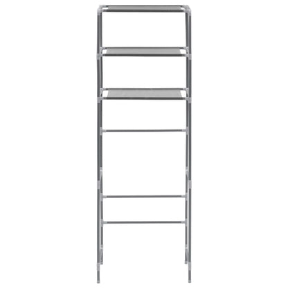 Storage Rack Over Toilet Silver