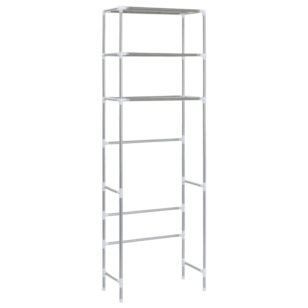 Storage Rack Over Toilet Silver