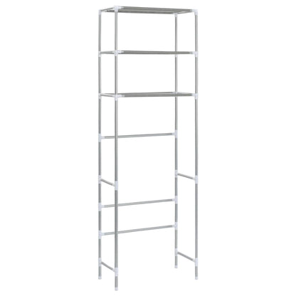 Storage Rack Over Toilet Silver