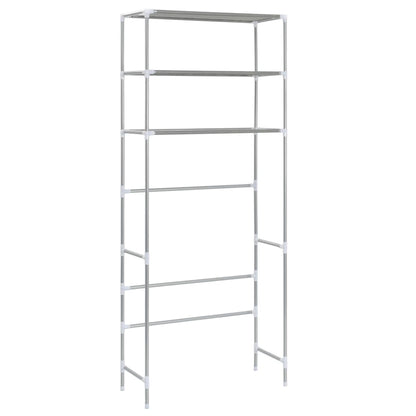 Storage Rack Over Laundry Silver