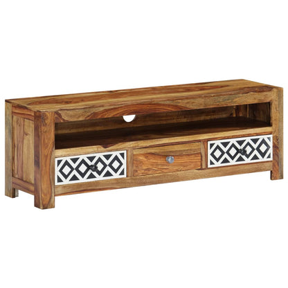 TV Stand 47.2"x11.8"x15.7" Solid Wood Acacia