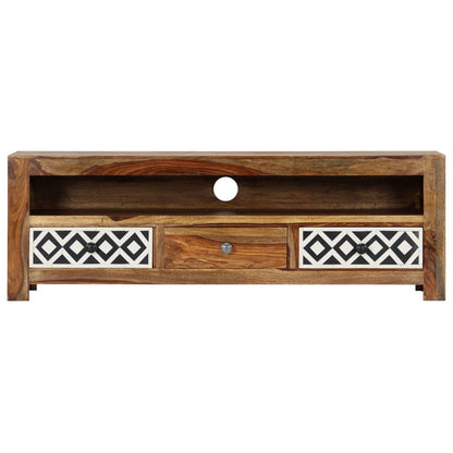 TV Stand 47.2"x11.8"x15.7" Solid Wood Acacia