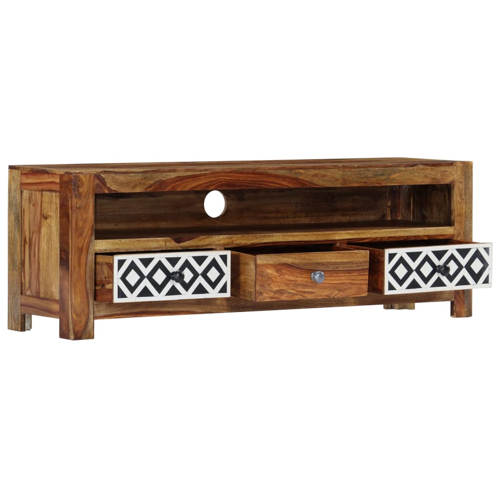 TV Stand 47.2"x11.8"x15.7" Solid Wood Acacia