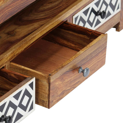 TV Stand 47.2"x11.8"x15.7" Solid Wood Acacia