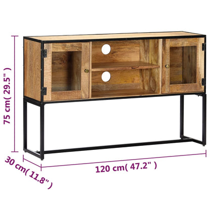 TV Stand 47.2"x11.8"x29.5" Solid Wood Reclaimed