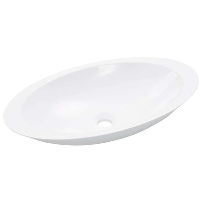 Wash Basin 59.3x35.1x10.7 cm Mineral Cast/Marble Cast White