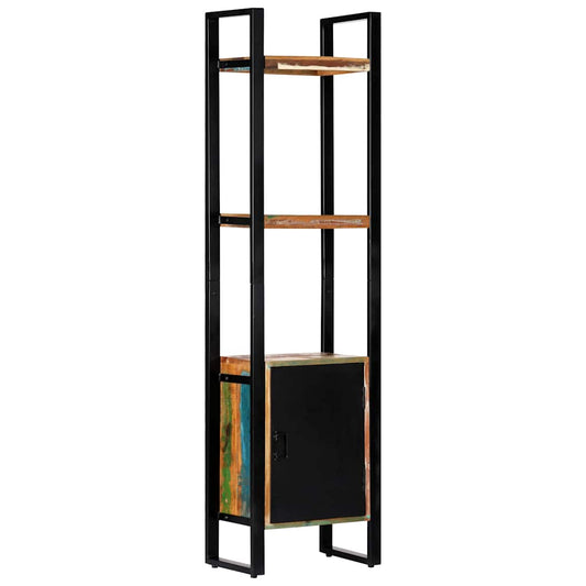 Bookshelf | Various wood tones | Reclaimed wood and powder-coated iron