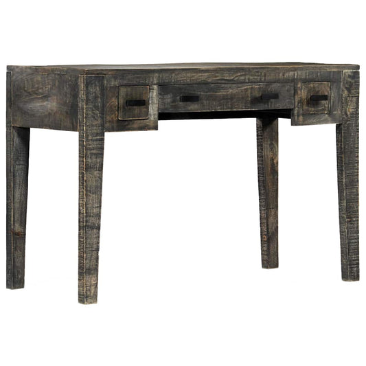 Desk | Black | Solid Mango Wood | 110x50x75 cm | Desk | Rectangular