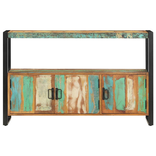 Sideboard | Multicoloured | Solid reclaimed wood, powder-coated steel