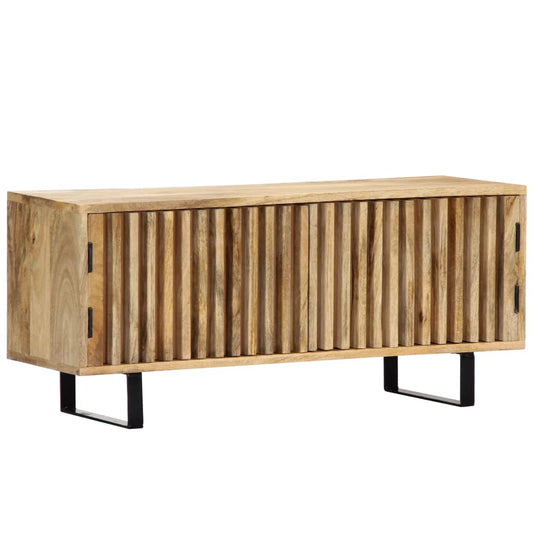 TV Stand | Natural wood | Solid mango wood | Compact | TV Stand