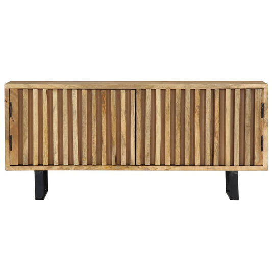 TV Stand | Natural wood | Solid mango wood | Compact | TV Stand