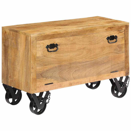 Shoe Cabinet | Natural Mango Wood | Solid Mango Wood | Medium