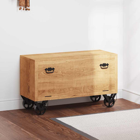 Shoe Cabinet | Natural Mango Wood | Solid Mango Wood | Medium