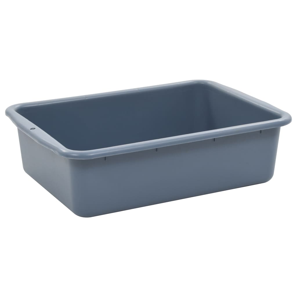 Kitchen Cart with Plastic Containers 82x43.5x92 cm