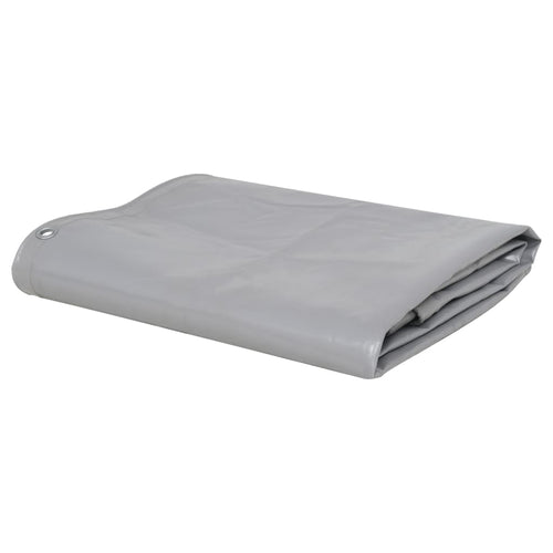 Tarpaulin 650 g/m² 1.5x10 m Grey