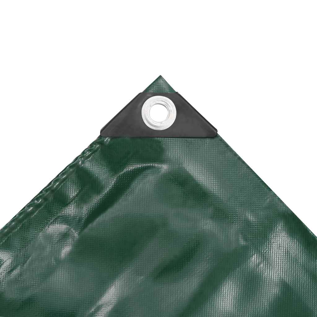 Tarpaulins Green 1.5 x 10 m Canvas with PVC Coating