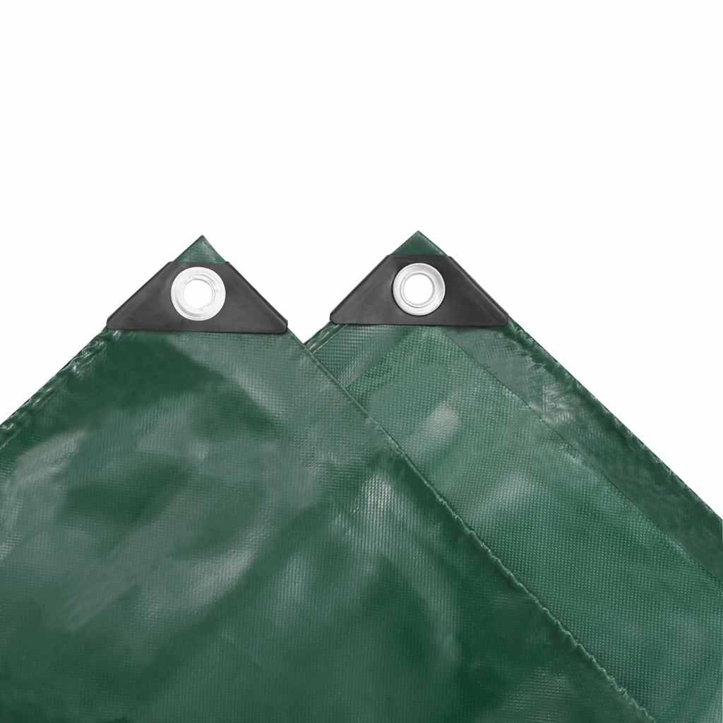 Tarpaulins Green 1.5 x 10 m Canvas with PVC Coating