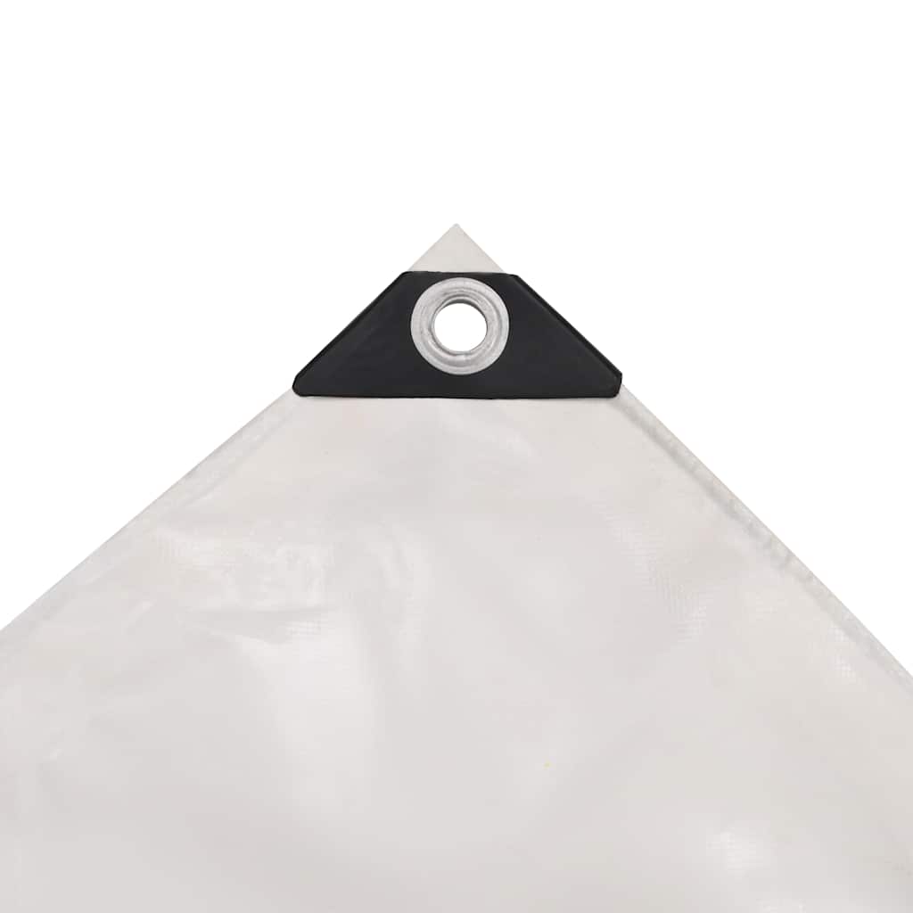 Tarpaulins White 1.5 x 6 m Canvas with PVC Coating