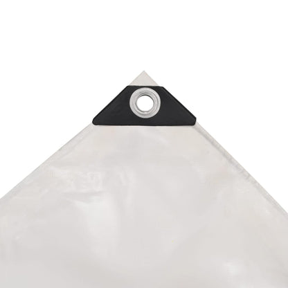 Tarpaulins White 1.5 x 10 m Canvas with PVC Coating