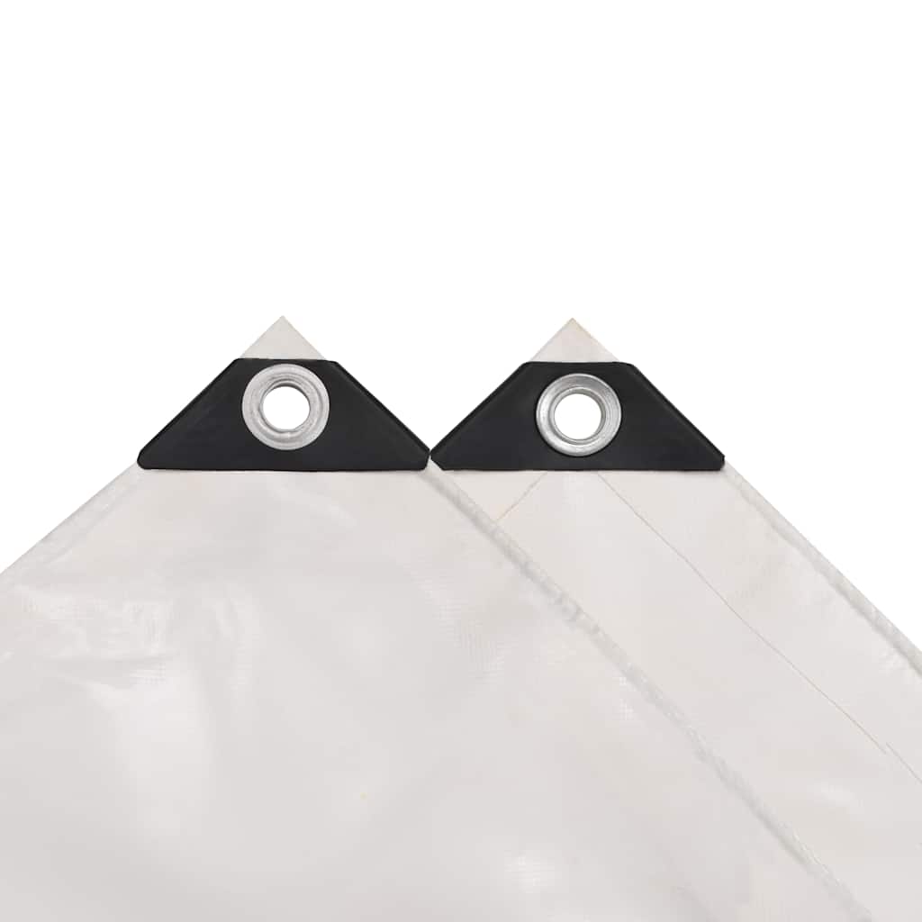 Tarpaulins White 1.5 x 10 m Canvas with PVC Coating