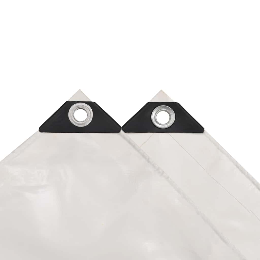 Tarpaulins White 1.5 x 20 m Canvas with PVC Coating