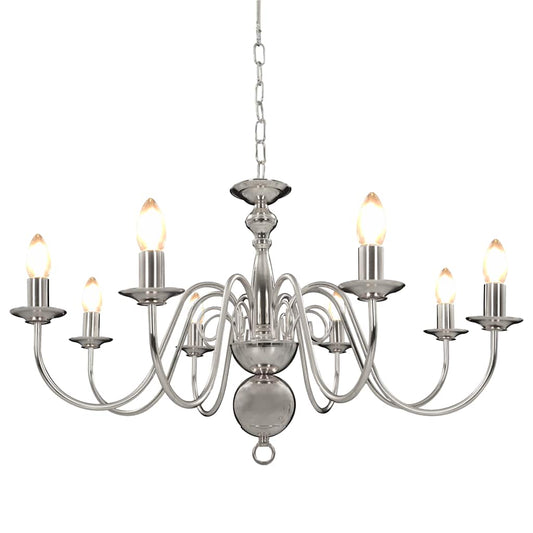Chandelier | Silver | Metal | Medium | Chandelier | Round | Traditional