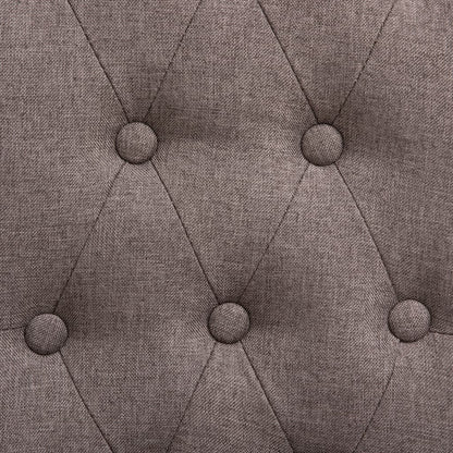 Dining Chairs 4 pcs Taupe Fabric