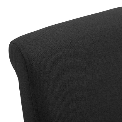 Dining Chairs 2 pcs Black Fabric