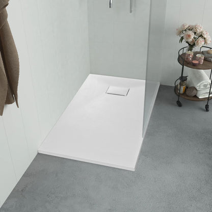 Shower Base Tray SMC White 35.4"x31.5