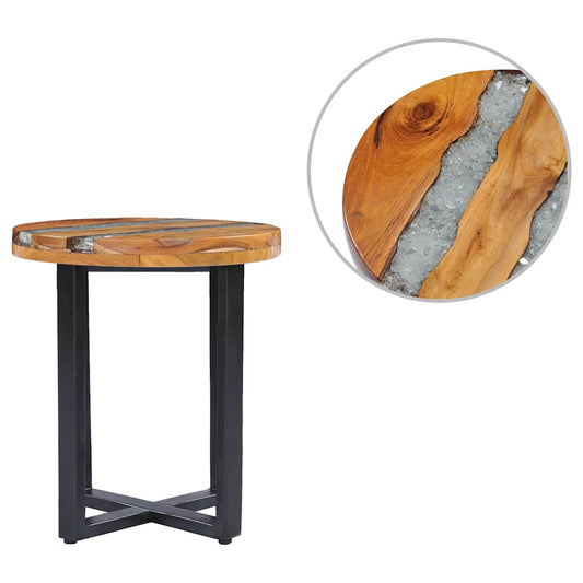 Coffee Table | Multicolour | Solid teak wood, Solid mango wood, Polyresin