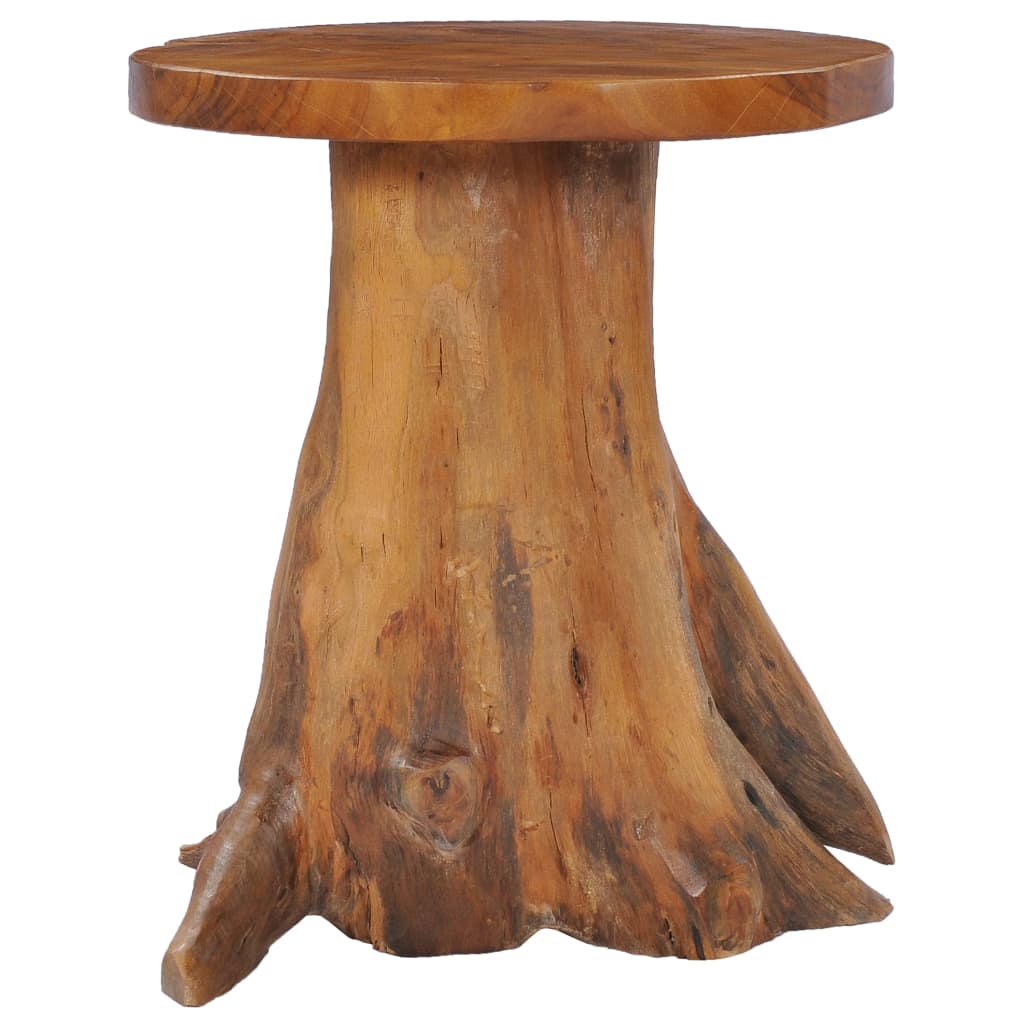 Coffee Table Natural wood Solid teak wood 15.7x15.7 in Durable