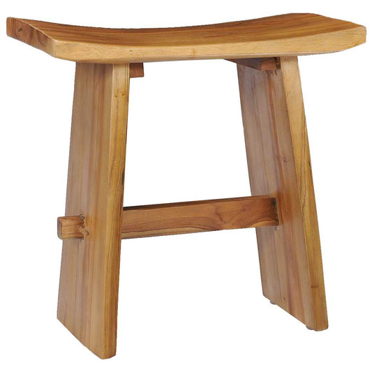 Stool | Teak | Solid teak wood | Compact | Durable | Stool | Rectangular